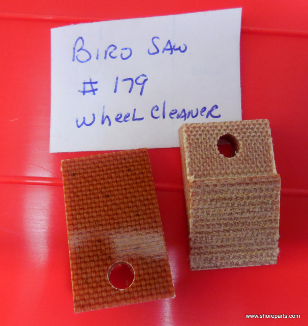 2 Wheel Cleaners for Biro 11, 22 & 33 Meat Saws. Replaces OEM #179